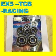 EX5 RACING BEARING SET TCB SFR DREAM RACING BEARING FIBER TCB EX5 FILBER BEARING SET EX5 RACING TCB 