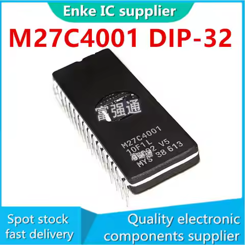 Free Shipping 10pcs/lots M27C4001-10F1 M27C4001-12F1 M27C4001 27C4001 DIP32 32W 4M 512Kx8 120ns eras