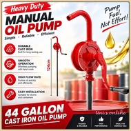 44 Gallon Hand Rotary Oil Pump Drum Barrel Manual Fuel Diesel Kerosene Transfer Pump