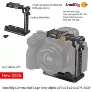 SmallRig Half Cage for Sony Alpha a75 a74 a7s3 a7r5 a7r4 3639b