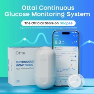 Ottai CGM Continuous Glucose Monitoring System 24h Real-time Glucose Monitoring Set No Finger Pricki