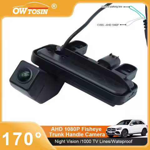 170° AHD 1080P Trunk Handle Vehicle Rear View Car Camera For Mercedes Benz E Class W212 S212 2009~20