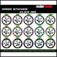 Click mags reflectorized sticker