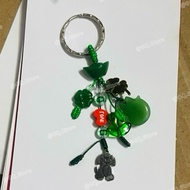 4-Leaf Clover Gold Bar Fox Phone Strap Keychain - Custom Design