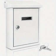 Local Shipping Weatherproof Wall Mount Mailbox-Outdoor Galvanized Metal Key Large Capacity Commercia