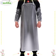 MOLIHA Kitchen Apron, Thickened Oil Resistant Cafeteria Apron, Durable Waterproof Lightweight Transl