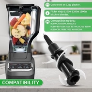 Replacement Ninja Blender Blade, Ninja Blender Replacement Parts Fit for Ninja 72 oz Pitcher, Ninja 