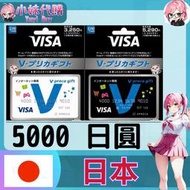 【現貨+開發票】小妹代購 日本網站 刷卡 免帳號 隨開即用 V-preca vpreca 預付卡 日本 日圓 5000