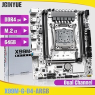 JINGYUE X99M-G D4 ARGB Motherboard LGA2011-3 DDR4 USB 3.0 SATA 3.0 M.2 for Intel Xeon E5 & i7 Gaming