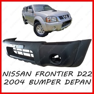 NISSAN FRONTIER D22 2004 FRONT BUMPER / BUMPER DEPAN