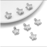 [12x14mm] Glossy Five-pointed Star Pendant Plastic Five-pointed Star Accessories Five-pointed Star J
