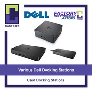 [Used] Various Dell Dock / Thunderbolt / 4K USB-C / Dual Display Docking Station / WD15 WD19 D6000 T