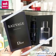 🔥 พร้อมส่ง 🔥  ของแท้ รุ่นใหม่   Dior Sauvage EDP / EDT vial 1 ml. ( VIAL หัวสเปรย์ )   รุ่นใหม่ล่าสุ