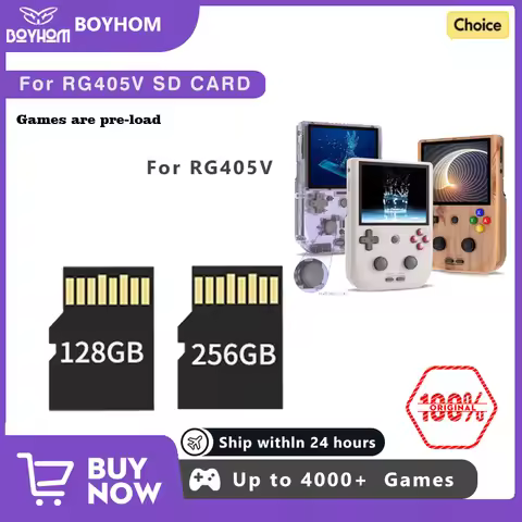 SD Card For ANBERNIC RG405V Handheld Game Console TF Card Preloaded Game for Handheld Game 256G Buil