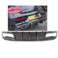 Good Carbon Fiber Rear Lip Diffuser for Mercedes Benz C Class W205 real c63s coupe diffuser C43 for 