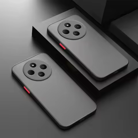 Matte Translucent Case For Xiaomi Redmi 14c 4g A4 5g Poco C75 Silicone Bumper Hard Plastic Back Cove