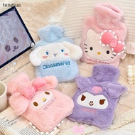 fengjue Sanrio Melody Kuromi Hello Kitty Cinnamoroll Filled Hot Water Bottle Large Capacity Cute Plu