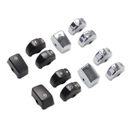 6Pcs Motorcycle Handlebar Control Switch Cap Button Cover ABS for Harley Sportster Iron XL 883 XL883