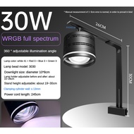 30W/50W Aquarium LED Lamp Fish Tank Aquatic Plant Light Brightening Promote Growth Full Spectrum WRG