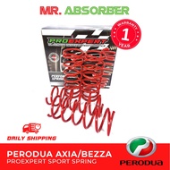 PERODUA AXIA BEZZA PROEXPERT LOWERED SPORT SPRING