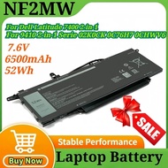 7.6V 6500mAh 52Wh NF2MW Laptop Battery for Dell Latitude 7400 2-in-1 for 9410 2-in-1 Serie 02K0CK 0C