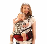 SINBII - EZBAG 1.0嬰兒雙肩坐墊揹帶-紅_SB003_RD