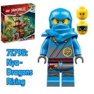 全新未砌 LEGO Ninjago 71795 71798 71799: the Nya minifigure  (2023) only.