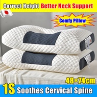 【Ship In 24h】1300g Comfortable Memory Foam Pillow Soft Bantal Tidur Ergonomic Orthopedic Cervical Pi