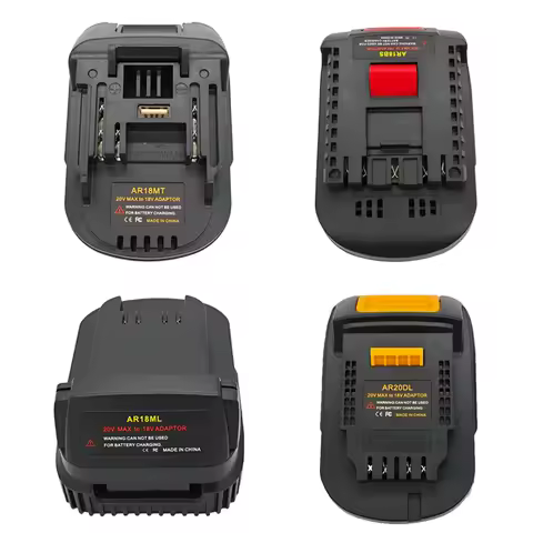 For Aeg/RidGid 18V Lithium Batteries Converting To for Makita/Dewalt/Bosch/Milwaukee 18V 20V Battery