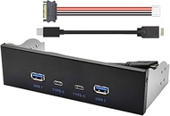 CY 10Gbps USB 3.1 Type-A & Type-C HUB 4 Ports Front Panel to Motherboard Type-E Connector Cable 10Gb