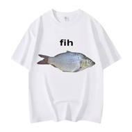 Fih Fish T-Shirt - Casual Fashionable Design for Women