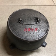 YQ31 Factory Direct Supply Old-Fashioned Cast Iron Pot Stew Pot Thickened Firewood Iron Hanging Pot Iron Pot Chicken Coo