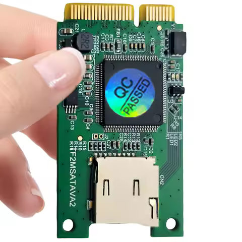 Micro SD TF Card to mSATA SSD Adapter Micro SD TF Card to MSATA TF Card Rearder Adapter for PC Compu