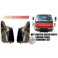 MIT CANTER FB611/FB511 CORNER PANEL (CHROME) SET