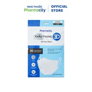 Pharmacy 3D mask (Pack of 5) white - 5 layers