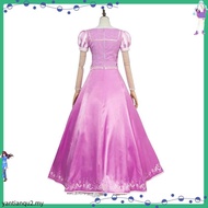 Tangled Cos Costume Rapunzel Cosplay Costume Halloween Princess Dress