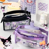 UMISTY Kuromi Pencil Bag, Cute Cartoon Large Capacity Pencil Cases, Gift Canvas School Supplies Water Proof Storage Bag
