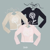 DADDY | Beatrice Top เสื้อแขนยาวผ้ายืด สุดน่ารัก