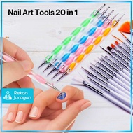 Biutte.co 20in1 Nail Art Dotting Tools - X-19