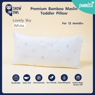 SNOW OWL หมอนเด็ก 1 ปี+ ปลอกหมอนใยไผ่ 100% BAMBOO100% pillow 1Year+