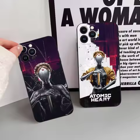 Atomic Hearts Phone Case for iphone 15 Pro 14 13 Mini 11 12 Max Xr X Xs 7 8 Plus 6 Cover