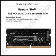 8GB/16GB/32GB 21300 DDR4 2666/2667 MHz Memory / RAM Upgrade for A2115 27-inch Retina 5K 2019 2020 A1