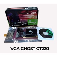 VGA GHOST GT 220 1GB DDR3 128 BIT Nvidia GeForce Graphic Card For MOTHERBOARD H61, H81, H110, H310