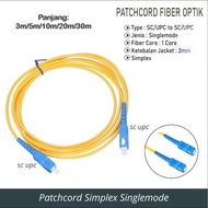 Fiber Optic Patch Cord Cable SC - SC Optic/