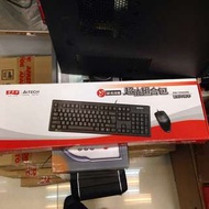 ［鍵盤］A4 雙飛燕 KM-720620D 鍵盤滑鼠組 USB光學滑鼠 PS2雷刻鍵盤