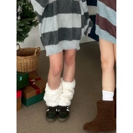 Furry Mink Fur Socks