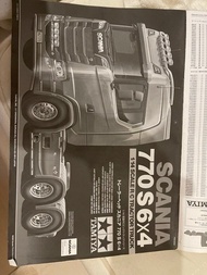 代上色 組裝770S 6x4 連裝燈組 全新 雙星 tamiya 田宮 1/10 scania 貨櫃拖頭車架