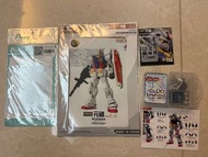 RG RX-78 元祖2.0 DLC 全家桶 預設遮蓋貼紙、造型手+爆甲改件+含阿寶小人、核心戰機改件、蝕刻片、水貼