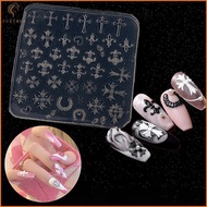 [FT] Relief 3D Acrylic Mold Silicone Nail Art Decorations Nails DIY Nail Art Templates Nails Mold [T