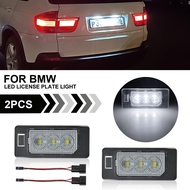 2PCS For BMW E46 E90 F10 LED License Plate Light E39 E60 E61E70 E71 E92 E93 F30 F31 F32 F33 6000k Wh